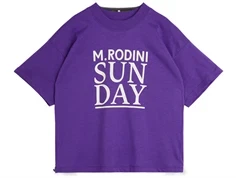 Mini Rodini purple sunday t-shirt